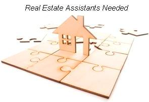 Real Estate Assistants Needed(5271)