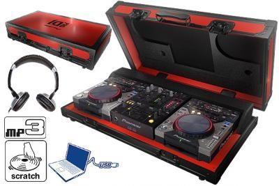 2x Pioneer CDJ-1000MK3/DJM-800 DJ Mixer + Flight Case + HDJ 2000 headphones at €1,200
