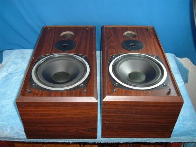 BOZAK BMS 2000 SPEAKERS two way speaker bookshelf pair