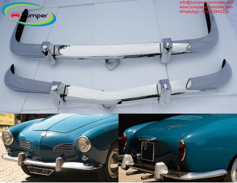 Volkswagen Karmann Ghia Euro style bumper (1955-1966) by stainless steel