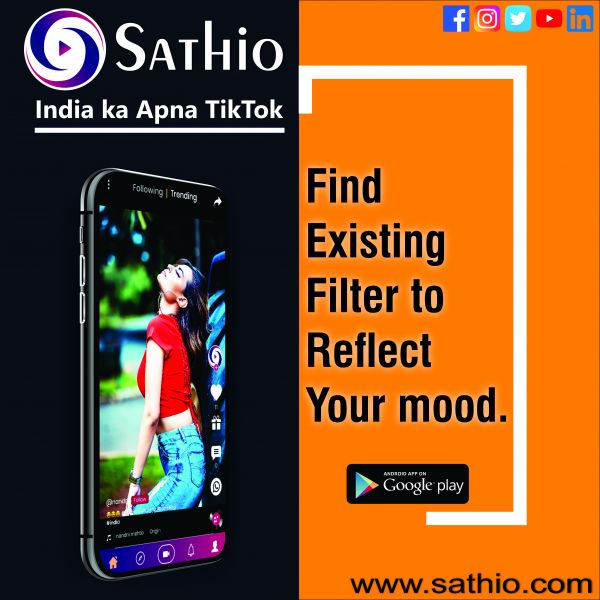 Sathio-Short Video Making & Sharing, Indian Tiktok