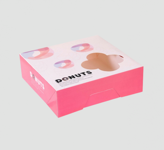 Pink donut packaging wholesale available at Discount prices