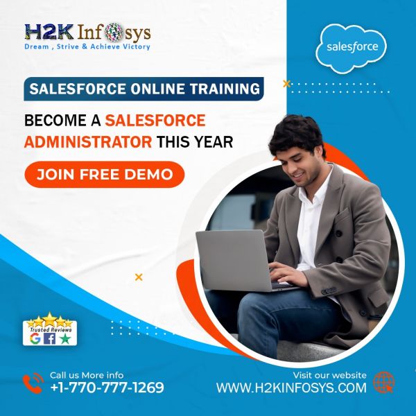 Boost  your career with online Salesforce training from H2k Infosys