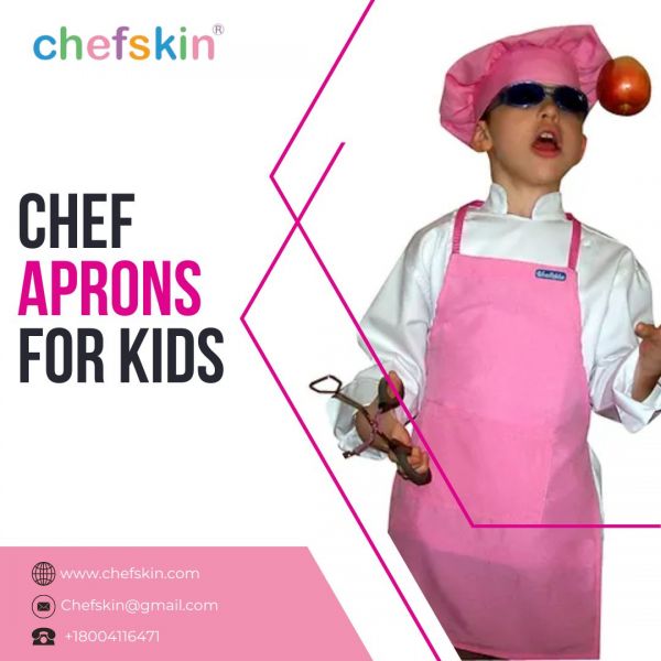 Buy the easy-to-wash, lightweight, and durable CHEF APRONS FOR KIDS