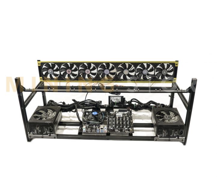 8 GPU Mining Rig Kit for sale