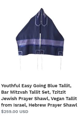 Avail premium quality tailored Tallit according to your preferences 