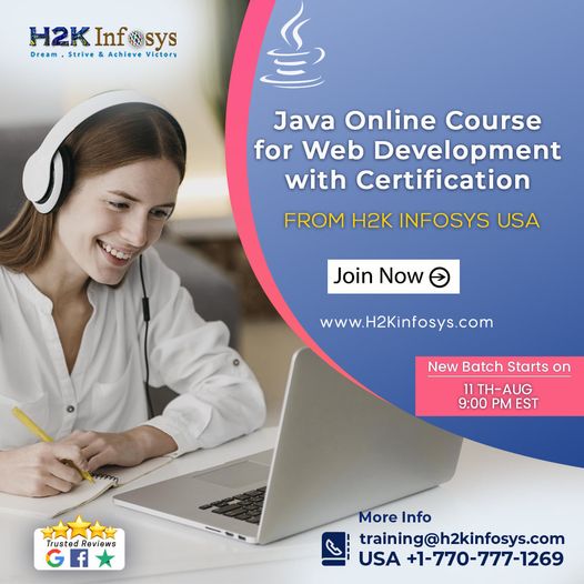 Java Online Course for Web Development with Certification