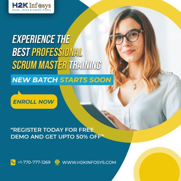 Experience the Best 𝗣𝗿𝗼𝗳𝗲𝘀𝘀𝗶𝗼𝗻𝗮𝗹 𝗦𝗰𝗿𝘂𝗺 𝗠𝗮𝘀𝘁𝗲𝗿 Online Training with H2kinfosys