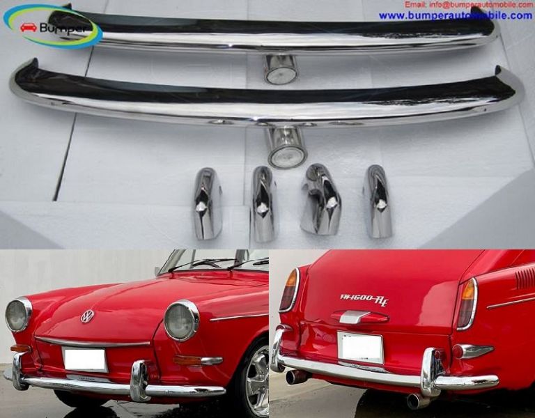 Volkswagen Type 3 bumper (19631969) by stainless steel