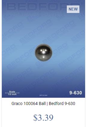 Original Graco paint sprayer replacement parts offered by eRepairCenter in the New York, USA