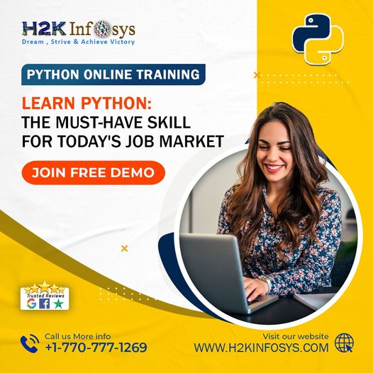 Learning the Python course from H2kInfosys