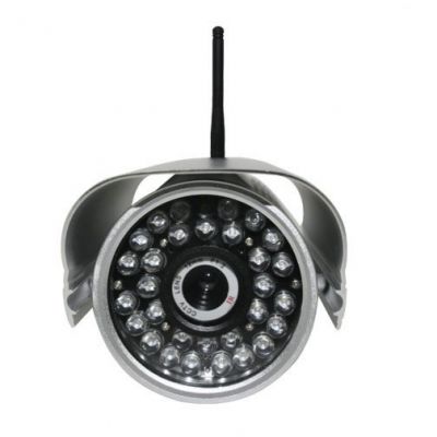 Waterproof Box IP Camera with CCD Sensor/Motion Detection/35m IR Distance/IRC/Free DDNS/Control Alar