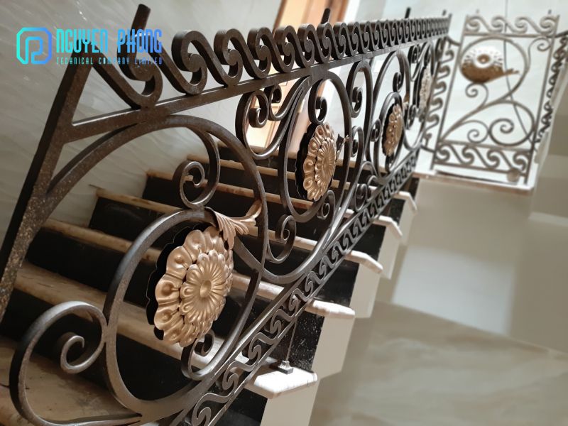 Best price wrought iron stair railings