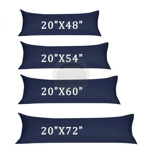 Navy Blue Body Pillow Cover