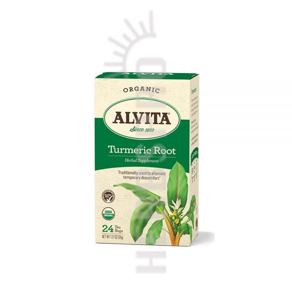 Alvita Teas Organic Turmeric Root Tea 24 Bags