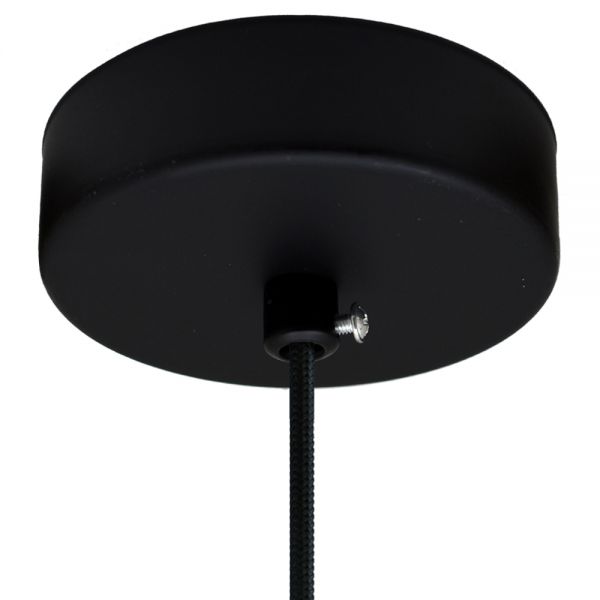 Black Vintage Ceiling Rose Single Point Drop Outlet Light Fitting