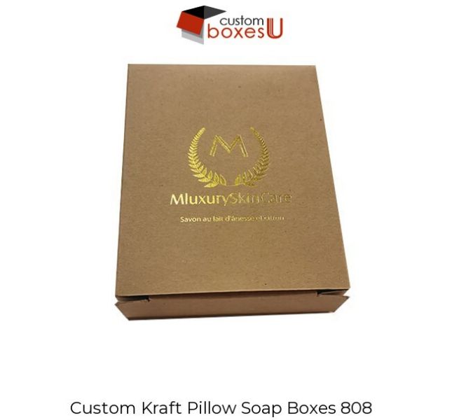 Printed Personalized Branded Custom pillow boxes in USA