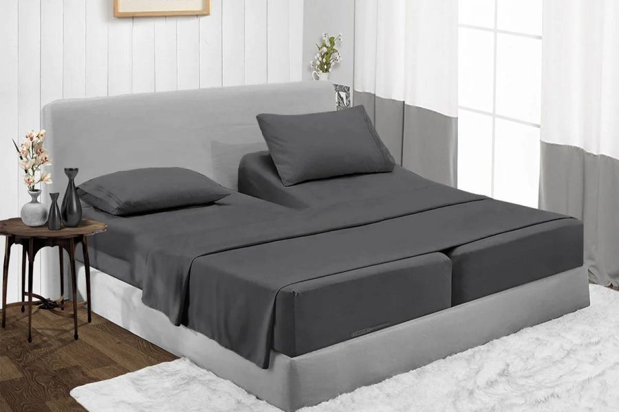 Buy a New Collection of Split Top King Sheets at Comfort Beddinbgs online store. These sheets come at affordable prices & trendy colors which are easily matched your loving room. We provide these sheets with solid & stripe patterns & new designs. If you shop with us, We give a 20% discount with free shipping. Contact now: +1-4842854428