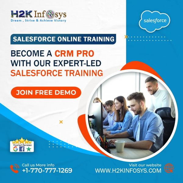 Kickstart your career with online Salesforce training from H2k Infosys