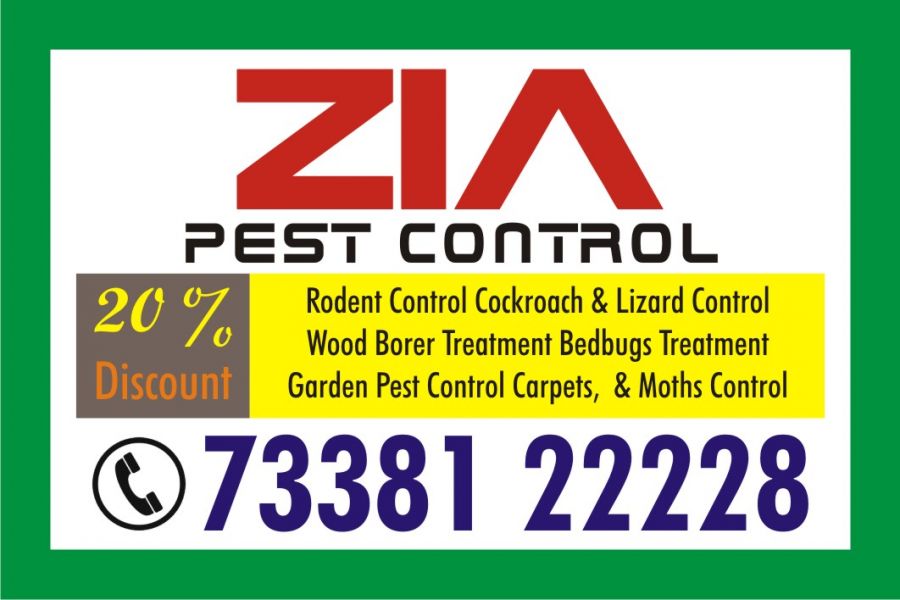 Zia Pest Control  Flat 50% Discount | 73381 22228 | Cockroach | Bed Bugs Mosquito Treatment 