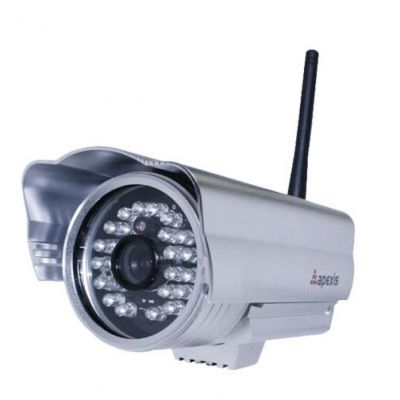 Outdoor IP Camera for Security Solution with Free DDNS and Control Alarm Record with 20m IR