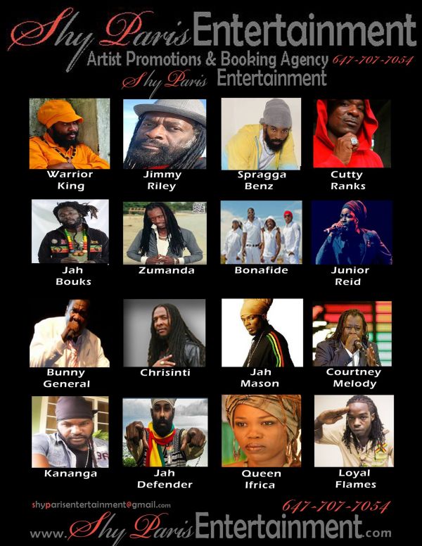 Reggae Artist wanted for Night Clubs and Bars