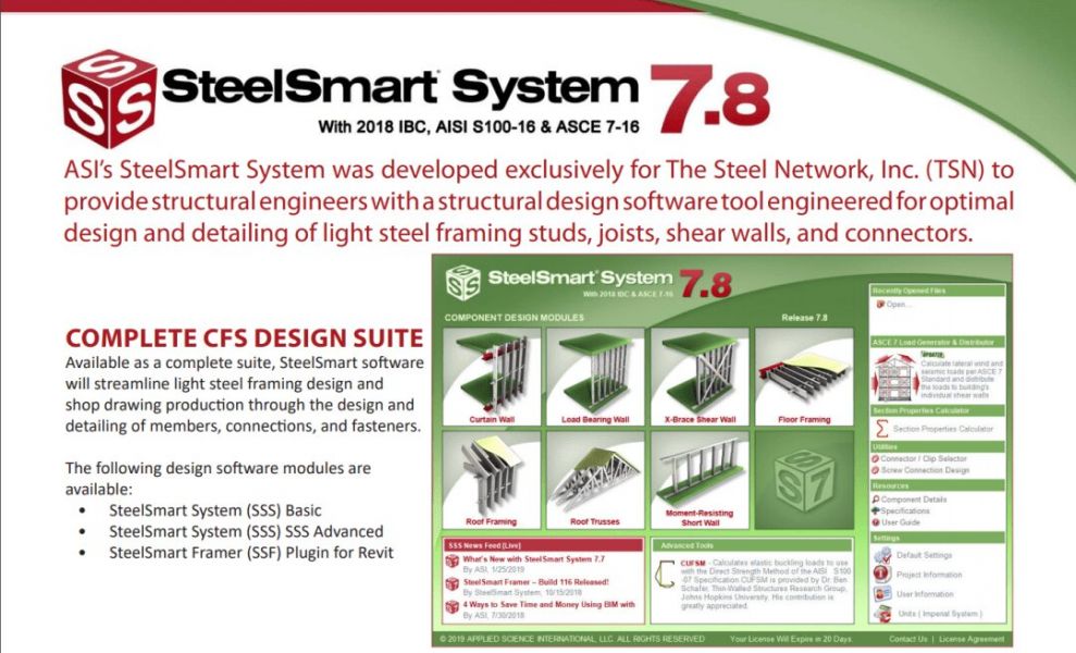 Advance LSF Software - Steel SmartSystem