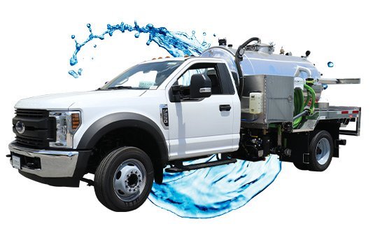 999 Gallon Stainless Steel Restroom Services Trucks - FlowMark Vacuum Trucks