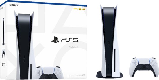 Package - Sony - PlayStation 5 Console and PlayStation 5 - DualSense Wireless Controller - White