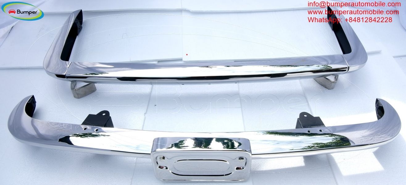 Front and Back bumper Triumph TR6 with license plate