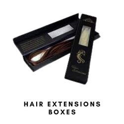 Custom hair extension boxes