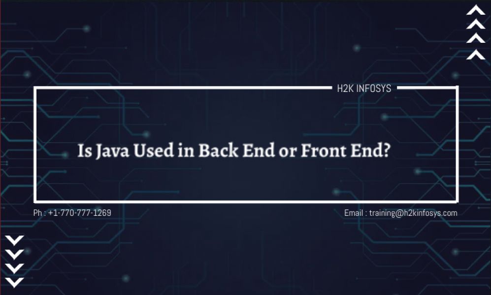 Is Java Used in Back End or Front End?
