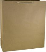 Aubrey Kraft Paper Merchandise Bags With Bottom Board 