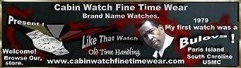 Watches of Elegance, and Beauty,  Cabin Watch Fine Time Wear.