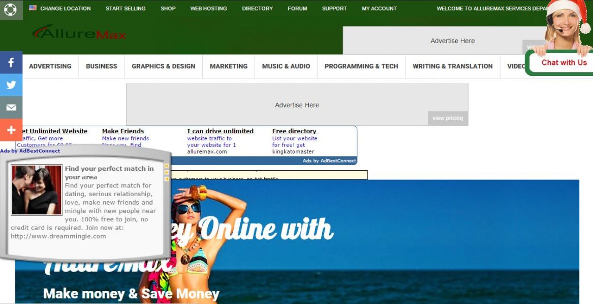 Get Unlimited  Reliable Website Hosting at alluremax.com