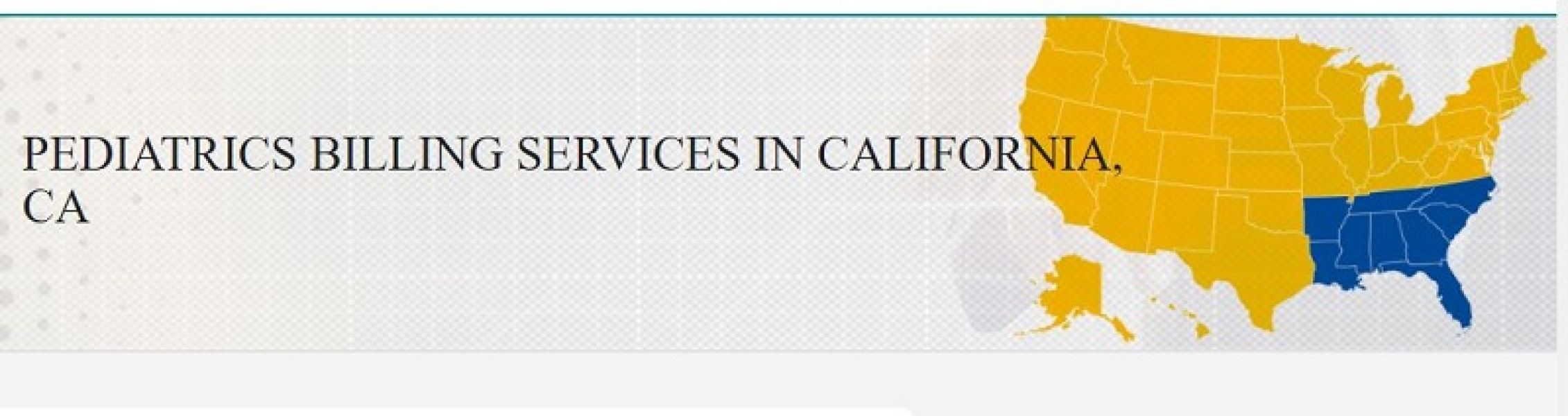 Experts in Pediatrics Billing Services for California, CA