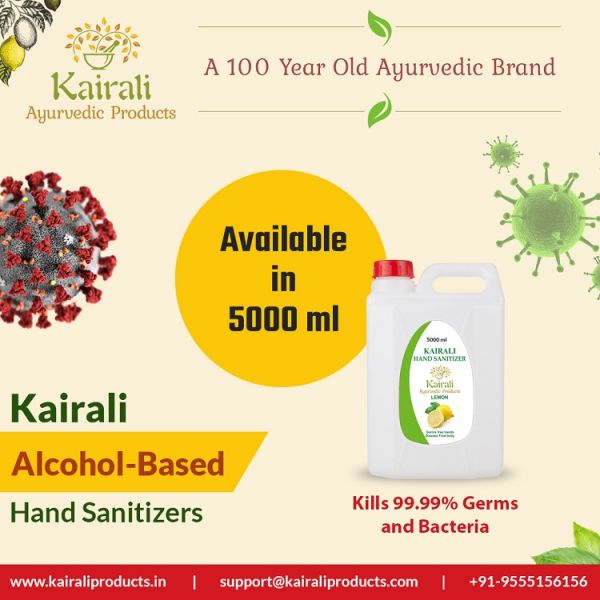 Kairali Hand Sanitizer Bulk pack of 5000l