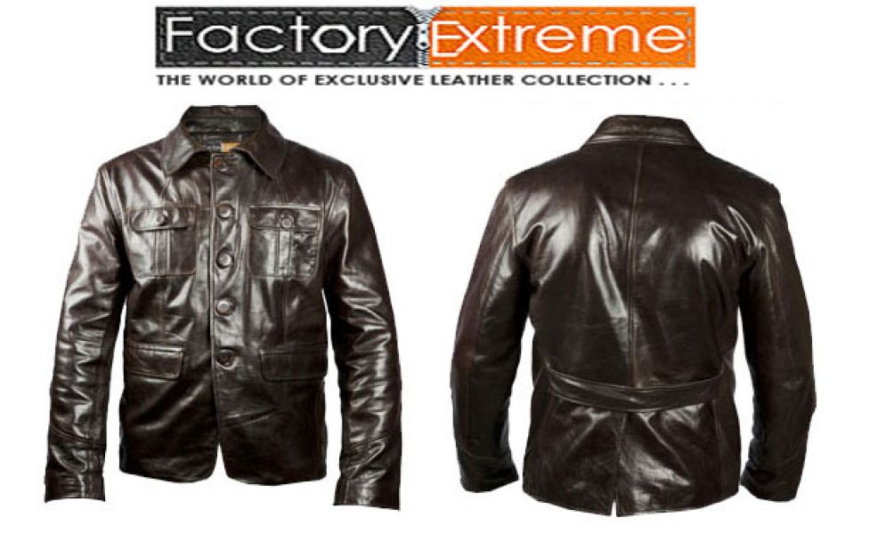 Buy men leather jacket