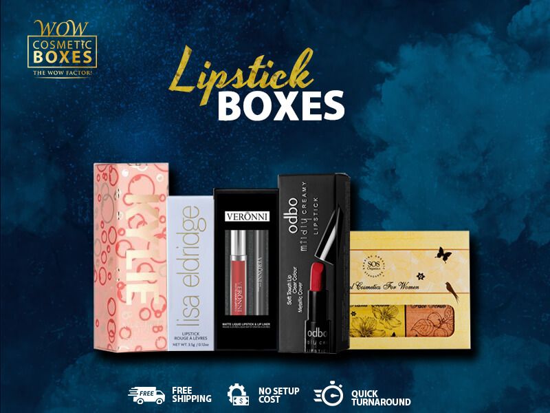 Custom Lipstick Boxes Wholesale