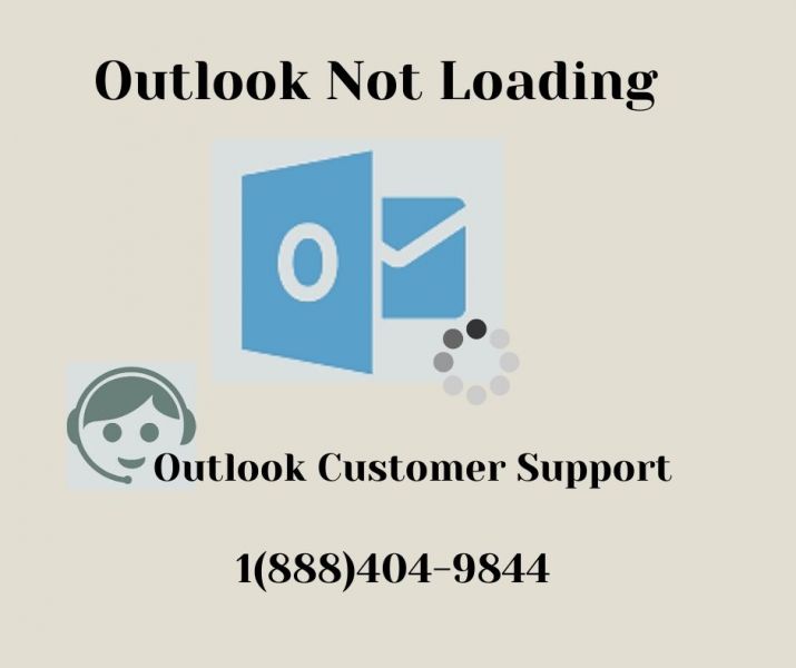 Outlook Not Loading 1(888)404-9844 Outlook Customer Support
