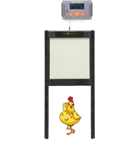 Find a fully warrantied chicken coop door and accessories only at Happy Henhouse