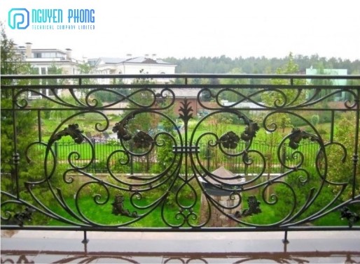 Custom-designed Forged Balcony Railings