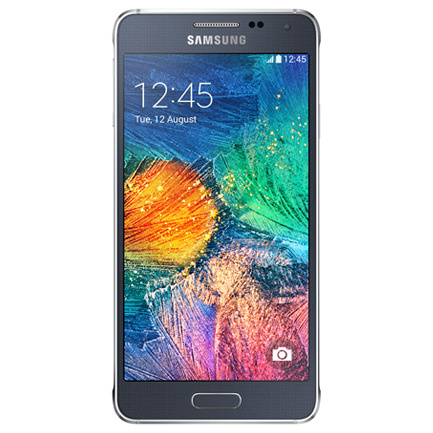 Samsung Galaxy Alpha Black (Silver-67158)