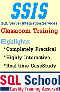 Project Oriented SSIS  Practical Classroom Training @ SQL School