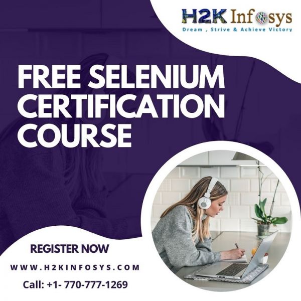 Selenium Certification Cost at H2k Infosys 