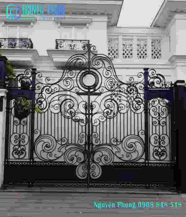 Classic handmade wrought iron gates