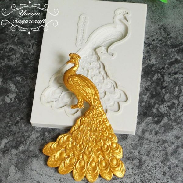 Peacock Silicone Mould
