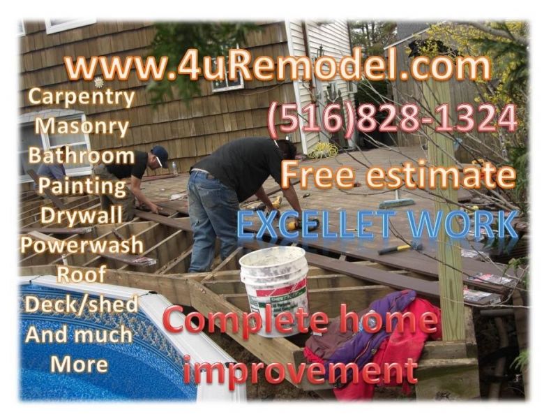 👨‍🎨PAINT🛠️CARPEN3🧱MASONRY🚧BATHROOM🏚️DRYWALL👷🏼HANDY (Nassau county - Suffolk - Huntington St