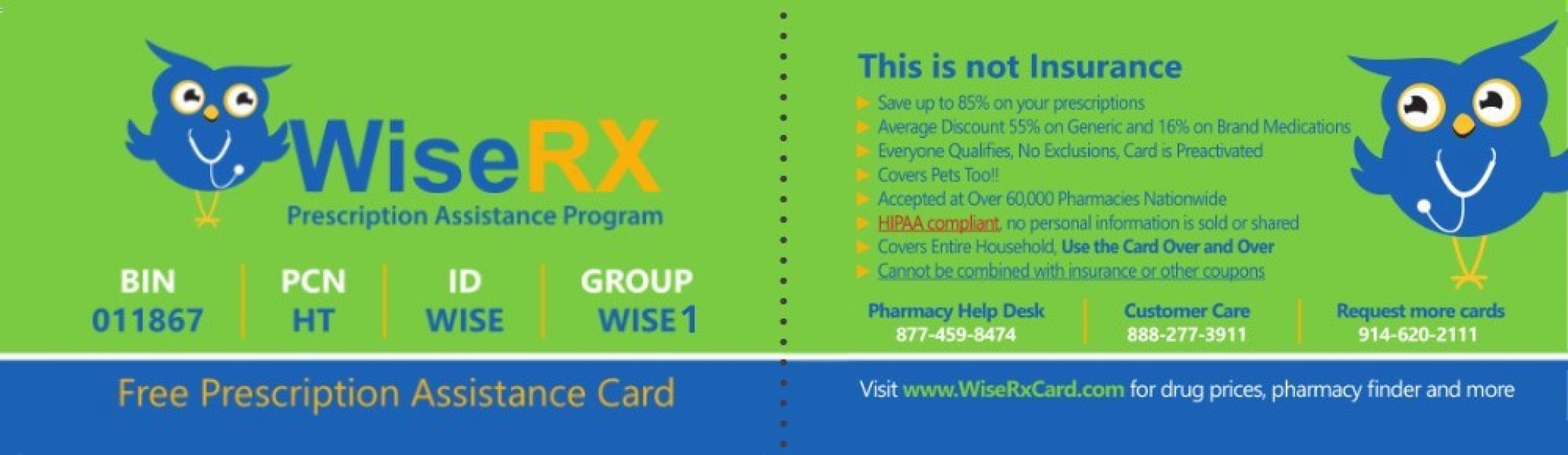 Free Rx Discount Card - WiseRx