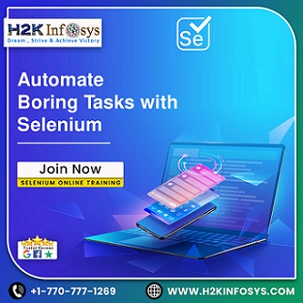 Certification in Selenium Automation from H2k Infosys